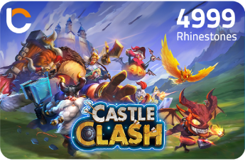 Castle Clash Gift Card Rhinestones 4999 - Instant Delivery in Oman