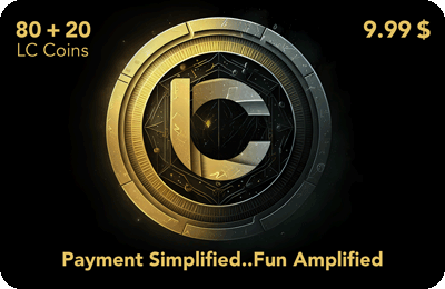 LC Coins 80 (+20 LC Free)  - Instant Delivery in Oman
