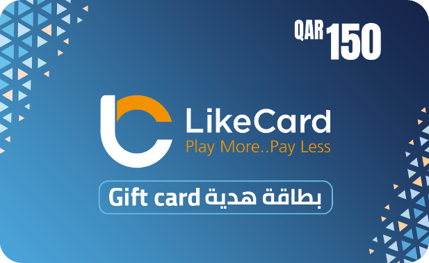 LikeCard Gift Card Qatar Store QAR 150 - Instant Delivery in Oman