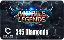 Mobile legends Gift Card Diamonds 345 - Instant Delivery in Oman