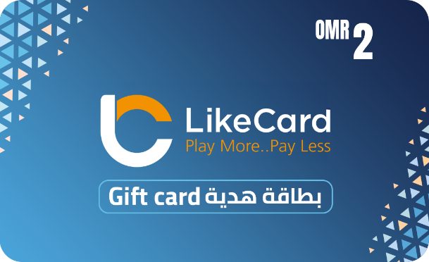 LikeCard Gift Card Oman Store OMR 2 - Instant Delivery in Oman