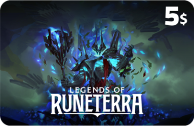 Legends of Runeterra (PC & mobile) Gift Card USD 5 - Instant Delivery in Oman