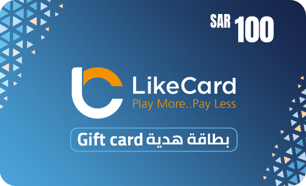 LikeCard Gift Card KSA Store SAR 100 - Instant Delivery in Oman