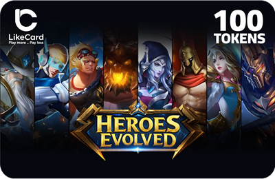 Heroes Evolved Gift Card Tokens 100 - Instant Delivery in Oman