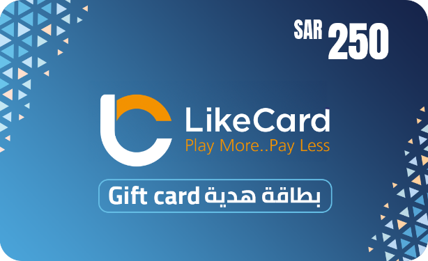 LikeCard Gift Card KSA Store SAR 250 - Instant Delivery in Oman