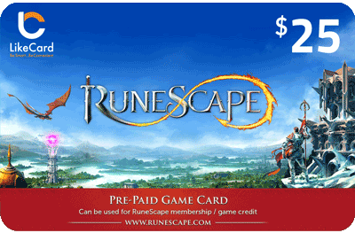 Runescape Gift Card USA Store USD 25 - Instant Delivery in Oman