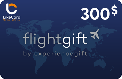 Flightgift USD 300 - Instant Delivery in Oman