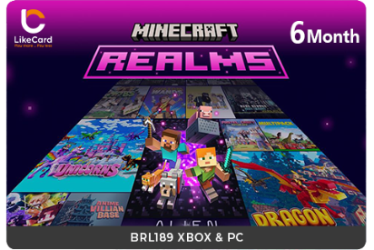 Minecraft Realms( BedRock XBOX & PC) Subscription Months 6 - Instant Delivery in Oman