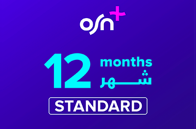 OSN+ Standard Plan Subscription Oman Store 12 Months - Instant Delivery in Oman