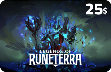 Legends of Runeterra (PC & mobile) Gift Card USD 25 - Instant Delivery in Oman