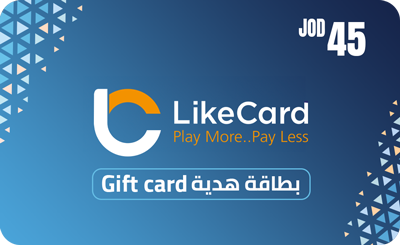 LikeCard Gift Card Jordan Store JOD 45 - Instant Delivery in Oman