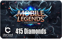 Mobile legends Gift Card Diamonds 415 - Instant Delivery in Oman