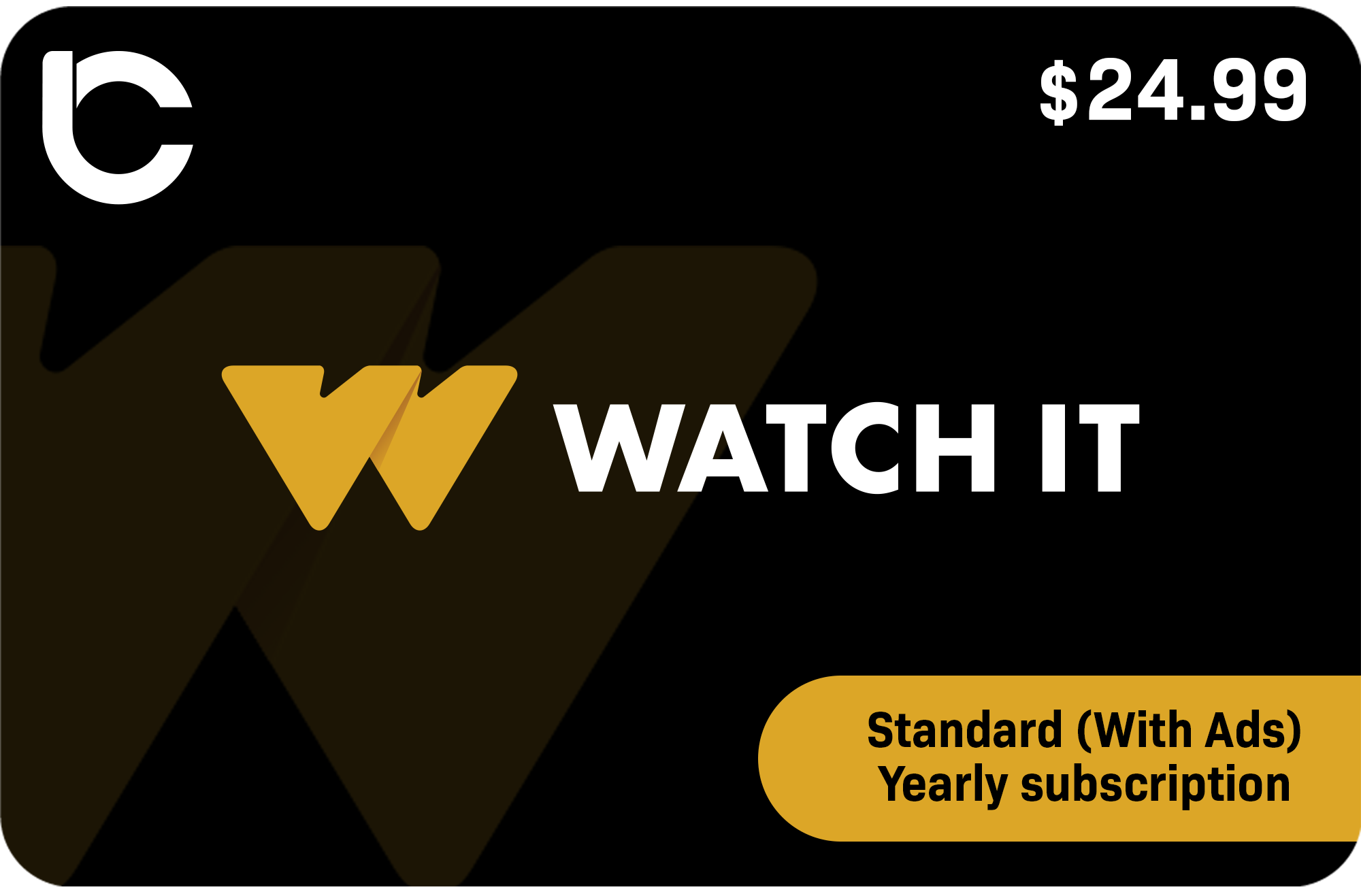 Watch it Standard (With Ads) Subscription Yearly  - Instant Delivery in Oman