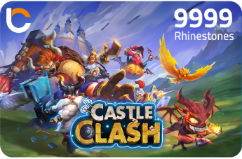 Castle Clash Gift Card Rhinestones 9999 - Instant Delivery in Oman