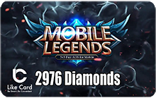 Mobile legends Gift Card Diamonds 2976 - Instant Delivery in Oman