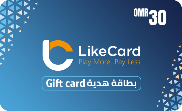 LikeCard Gift Card Oman Store OMR 30 - Instant Delivery in Oman