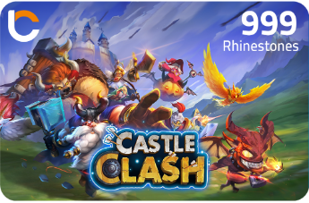 Castle Clash Gift Card Rhinestones 999 - Instant Delivery in Oman