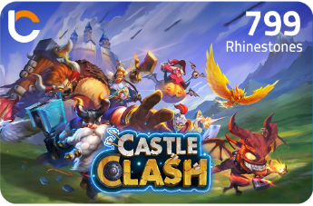 Castle Clash Gift Card Rhinestones 799 - Instant Delivery in Oman