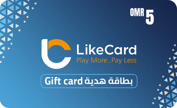 LikeCard Gift Card Oman Store OMR 5 - Instant Delivery in Oman