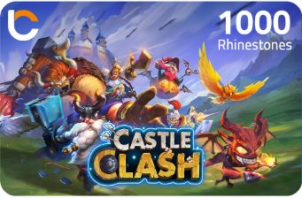 Castle Clash Gift Card Rhinestones 1000 - Instant Delivery in Oman