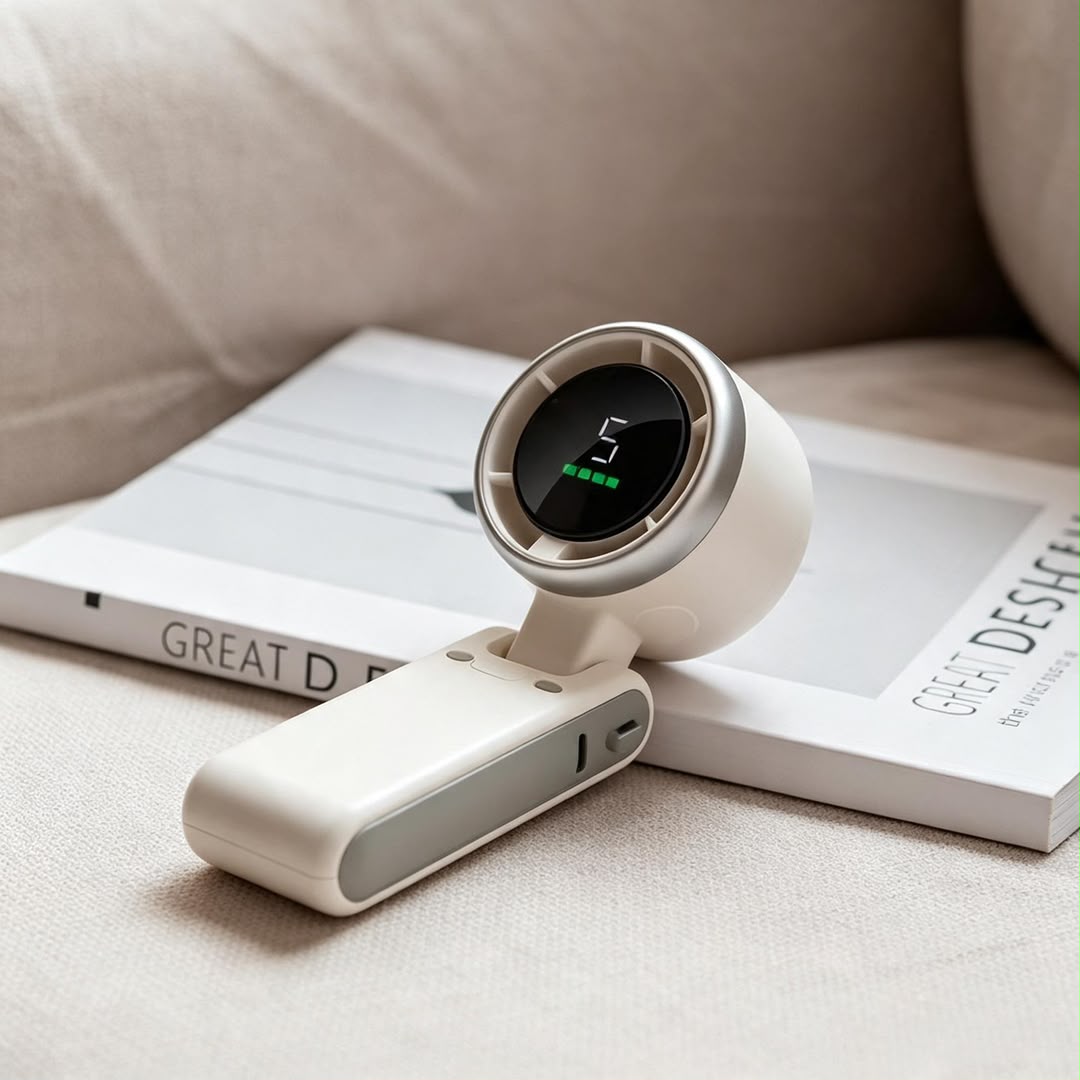 Small Foldable Portable Turbo Fan with USB Charging